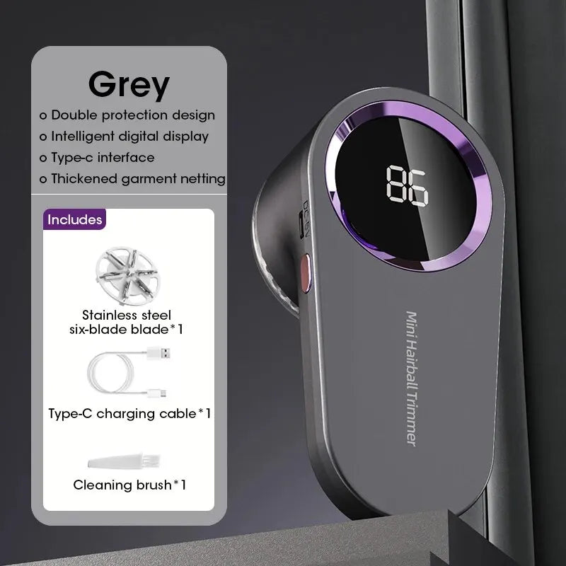 USB Rechargeable LED Lint Remover