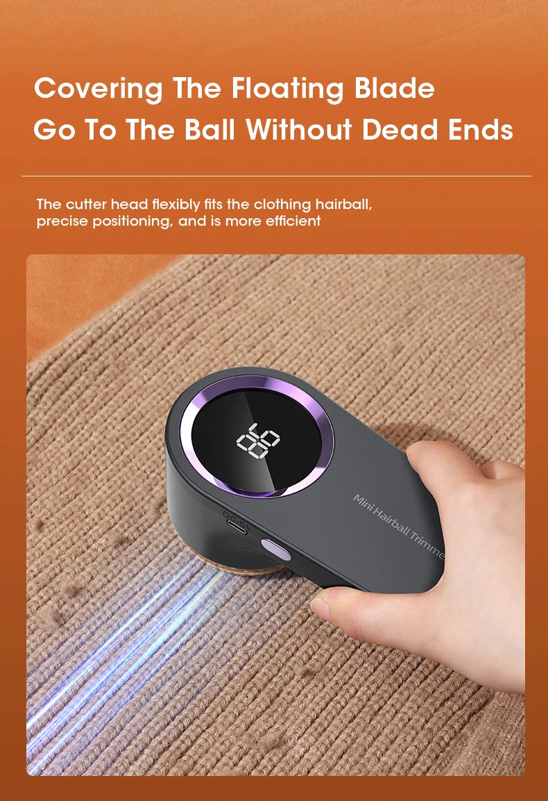 USB Rechargeable LED Lint Remover