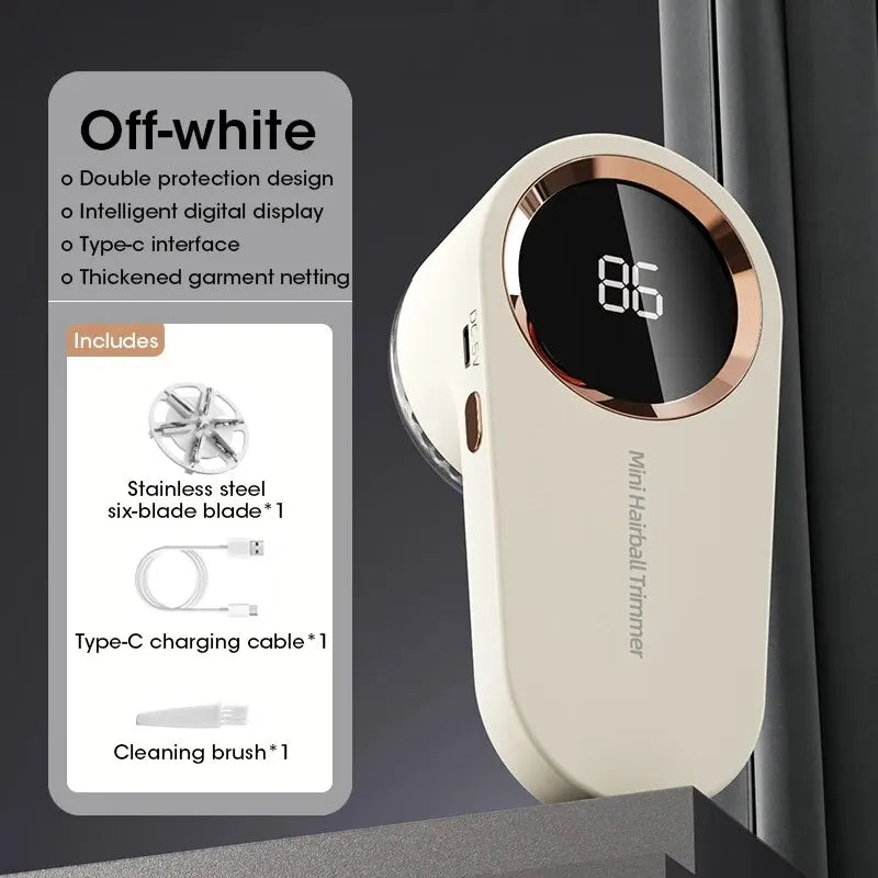 USB Rechargeable LED Lint Remover